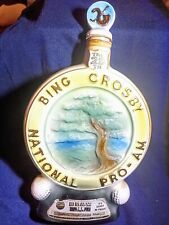 Vintage 1970 29th Bing Crosby National Pro-Am Golf Decanter, Jim Beam 4/5 Qt picture