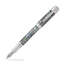 Laban New Abalone with Shiny Chrome Trim - Fountain Pen - Medium NEW LMP-F101-M picture