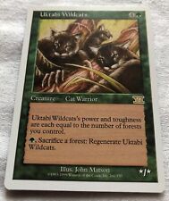 Uktabi Wildcats - Mtg Magic The Gathering - Sixth Edition Rare - NM picture