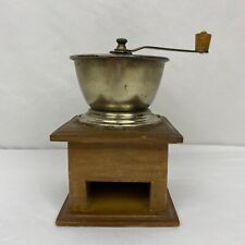 Vintage Antique 1940's Coffee Mill Grinder Cast Iron Hand Crank - Unbranded picture