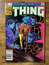 THE THING 2 NEWSSTAND JOHN BYRNE STORY MARVEL COMICS 1983 VINTAGE picture