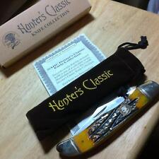 Hunter's Classic NAHC Orange Jig Bone Folding Hunter 5 1/8