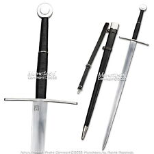 52.5” Two-Hand Knight Long Sword Type XV B 1 G H P Carbon Steel Sharp Functional picture