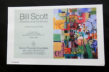 2004 PRINT AD, Bill Scott Art Exhibit, Process and Continuity, 