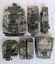 Vintage Lot Of 6 US Military USGI MOLLE UCP Camo Mag Utility Gadgets Pouches picture