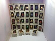 32 Designers studio glass ornaments. Hand Decorated. NEW VINTAGE JD picture