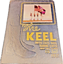 Vtg 1952 KEEL USN Training Center Rare Cover Company 66 Yearbook Great Lakes IL picture