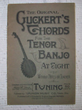 Antique 1921 Guckert's Chords For Tenor Banjo Booklet Union Music Toledo Ohio picture