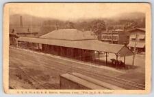 1910's SEYMOUR CONNECTICUT*CT*N.Y.N.H. & H.R.R. STATION*PUBL BY PARSONS*POSTCARD picture