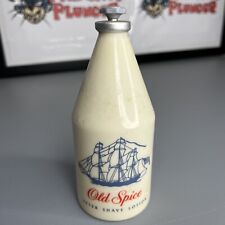 Vintage Old Spice Cologne After Shave Lotion  Glass Bottle 1960s70s Pre Owned picture