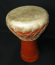 Vintage Ceramic Darbuka Drum Doumbek With Fish Skin Percussion Drum Musical picture