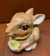 Kevin Francis Face Pot- L'il Brown Bunny & Chick w/Gold Backstamp picture