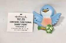 Vintage Hallmark Blue Bird Lapel Pin Brooch 225ELP341-2 picture