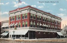Masonic Temple Huron South Dakota SD The Fair Store Dentist c1915 Postcard picture
