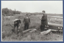 Beautiful Guys near a Zhiguli car in the nature Soviet Vintage Photo USSR picture
