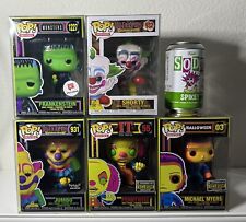 Funko Pop Horror Lot Of 6 Michael Myers/Pennywise/Jumbo/Shorty/Frankenstein picture