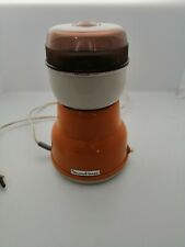 Vintage 70's electric coffee grinder Moulinex vintage orange, type 255 working picture