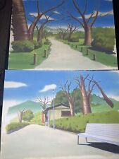 ANIME CEL BACKGROUND LOT Animation Cels Production Art Cartoons Movies Manga R picture