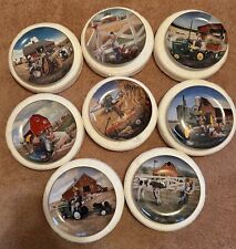 Little Farmhands, limited edition plates, by Donald Zolan (complete set of 8) picture