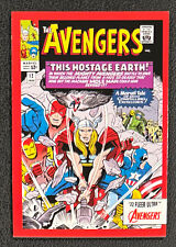 2022 Fleer Ultra Avengers COMIC COVERS Insert #A-12 1963 AVENGERS 12, #11/12 SSP picture