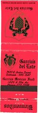 Garcia's del Este Garcia's Mexican Food Restaurant Vintage Matchbook Cover picture