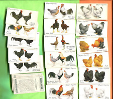 1931 JOHN PLAYER AND SONS CIGARETTES POULTRY 50 DIFFERENT TOBACCO CARD SET picture