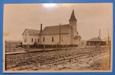WINTER WISCONSIN WI c1910 ~ RARE RPPC ~ CATHOLIC CHURCH ~DATE 5/3/1931 ON BACK picture
