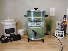1960 West Bend Avocado Green Automatic Coffee Percolator Insulated 13525  picture