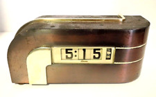 RARE WORKING LAWSON ZEPHYR CLOCK P 40 STYLE 304 DECO 1937 DESIGN,  PASADENA CA picture