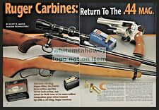 1998 RUGER CARBINES Return to the .44 Magnum Original 5-page Article picture