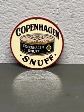 COPENHAGEN Snuff Thick Metal Magnet Tobacco Cigar Pipe Chew Gas Oil Sign Smoke picture