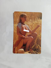 Vintage Erotic 1986 Pin-up pocket calendar - Page 3 model NIKE CLARKE picture