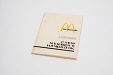 1989 McDonald's Crew Member Handbook - Collectible picture