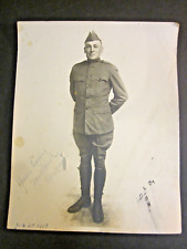 World War I Soldier Photograph  Looks Original  Inscribed  Dated July 25 1918 picture