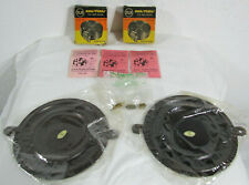 Parts Lot 8 Day Wall Mantel Clock SLR Mainsprings Bergeon Bushings Round Doors picture