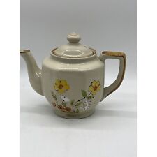 Vintage JI Stonecrest Stoneware Teapot Pamela Korea Floral 206 picture