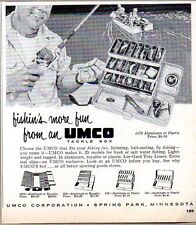 1960 Print Ad Umco Fishing Tackle Box Aluminum or Plastic Spring Park,MN picture