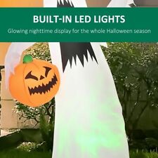 HOMCOM 5.9 ft Inflatable Ghosts w/ Pumpkin Outdoor LED Lighted Party Decoration picture