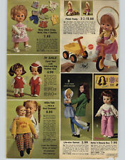 1974 PAPER AD Doll Mary Clare Horsman Willie Talk Barbie Beach Bus Jet Camping picture