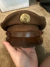 WW2 US Army Military Enlisted Men’s Visor Cap Hats picture