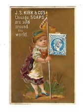 c1890's Trade Card J.S. Kirk & Co. Chicago Soaps picture
