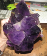 HUGE  AMETHYST CRYSTAL CLUSTER  CATHEDRAL GEODE FROM URUGUAY; 2 INCH CRYSTALS picture