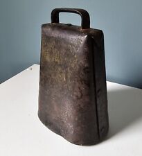 Antique Vintage Primitive Brown Steel Cow Sheep Goat Bell,Old Country Farm Ranch picture