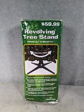 Revolving Christmas Tree Stand Electric Open Box Works Tested picture