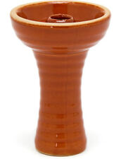 Brown Large Ceramic Phunnel Bowl for Hookah Shiaha Pipe Funnel Narghile Bowl picture