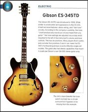 1959 Gibson ES-345TD + 1966 Gibson EB-2 Bass guitar history article picture