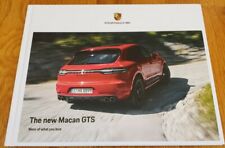 Porsche The new Macan GTS Hardcover Rare Dealer Book Booklet 2020+ picture