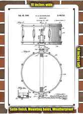 Metal Sign - 1939 Slingerland Snare Drum Patent- 10x14 inches picture