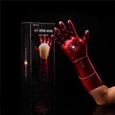 Iron Man's Cosplay Helmet Jarvis Armor Wearable LED Mask Gloves Arm Boy Toy Gift picture