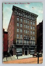 Baltimore MD-Maryland, New Howard Hotel Vintage c1911 Postcard picture